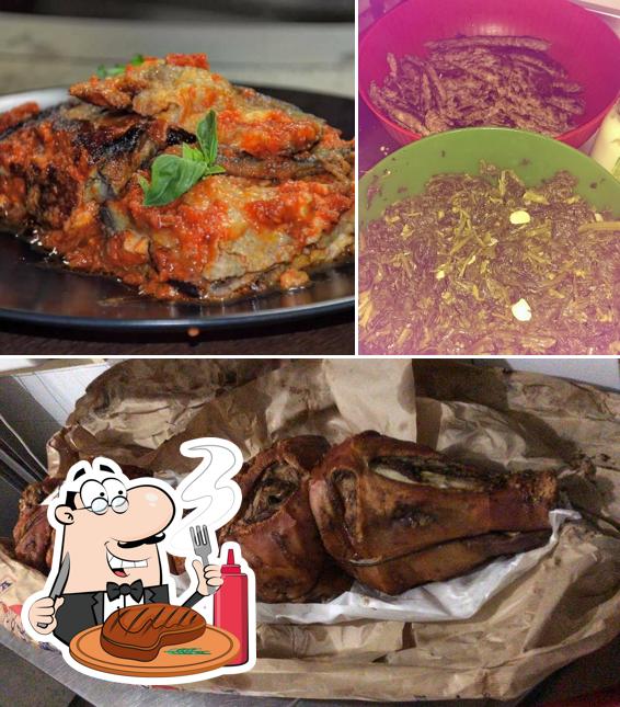 Prova i piatti di carne a Bar Del Tiglio
