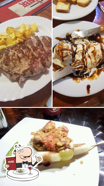 Platos en Bar Pegote