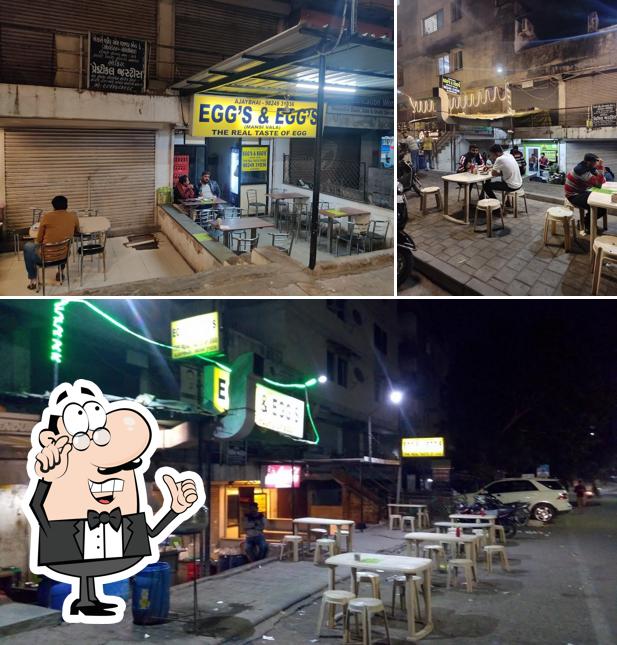 The interior of Egg’s & Egg’s, Mansi Vala