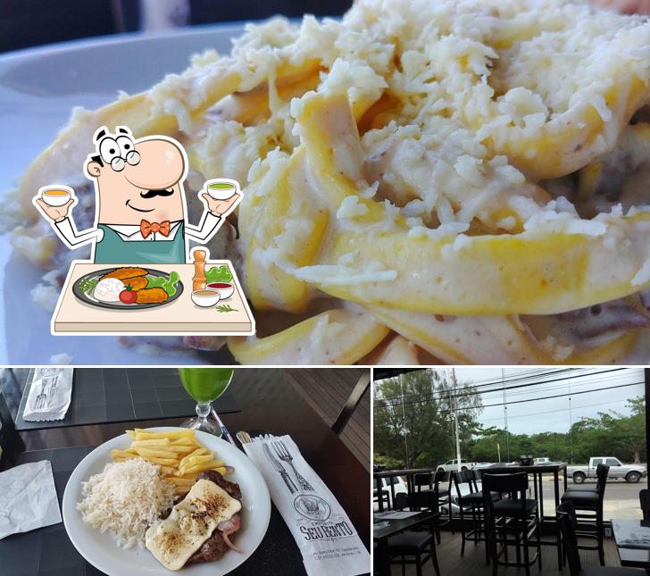 O Empório Seu Bento se destaca pelo comida e mesa de jantar