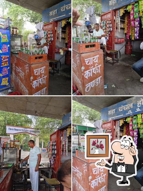 The interior of Mahesh Tea Stall