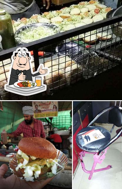 Check out the picture depicting food and interior at Paaji Burger Center