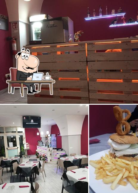 Tra le diverse cose da Pizzeria Made in Sud TUGLIE si possono trovare la interni e cibo