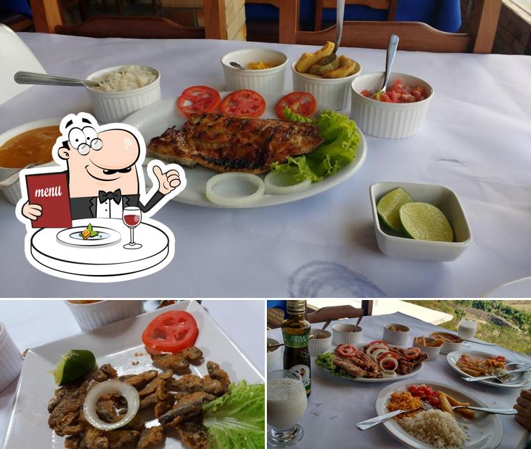 Comida em Pôr do Sol