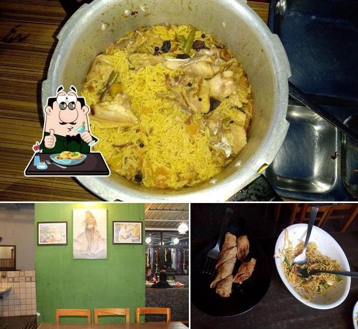 The restaurant's food and interior