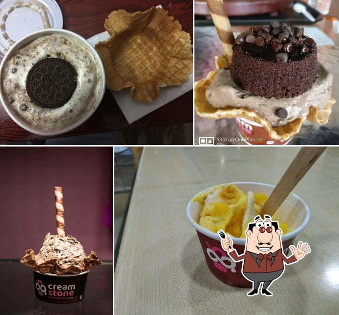 Food at Cream Stone