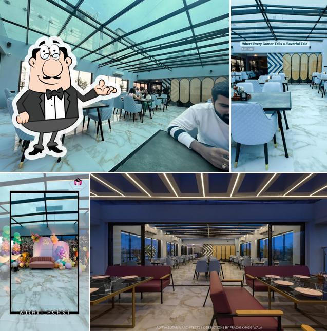 The interior of Zest House