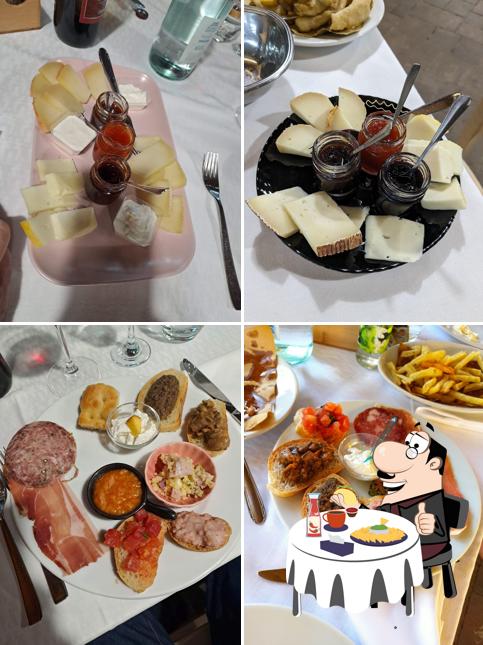 Piatto di formaggi al Agri-ristorante Il Piano
