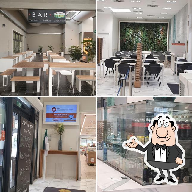 Gli interni di Bar Conad