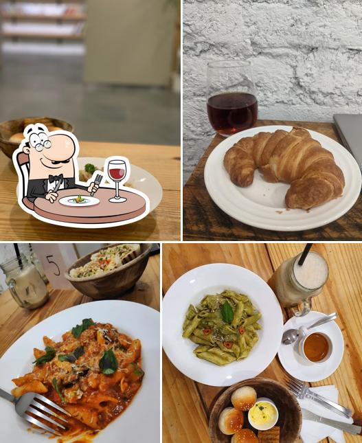 Food at The Haven Coffee House