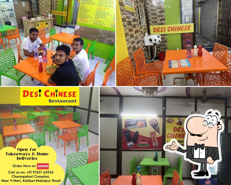 The interior of Desi Chinese