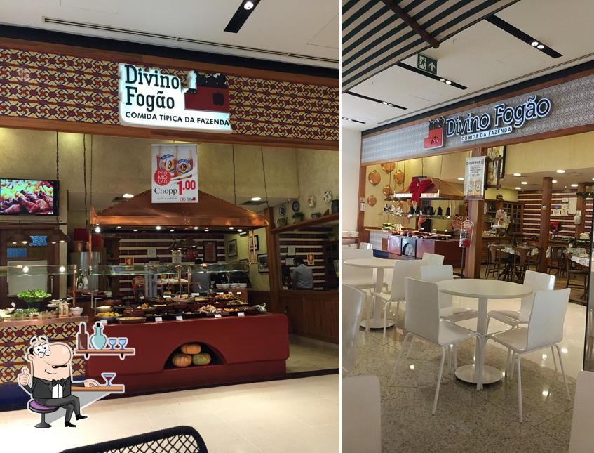 O interior do Divino Fogão - Ribeirão Iguatemi