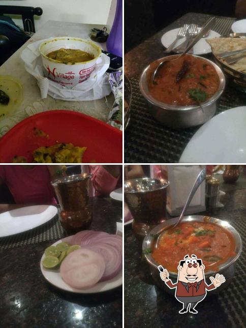 Food at N Village Multi Cuisine Restaurant And A/C Banquet Halls