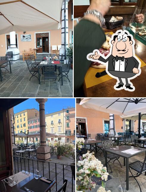 Dai un'occhiata agli interni di Osteria la Piazza