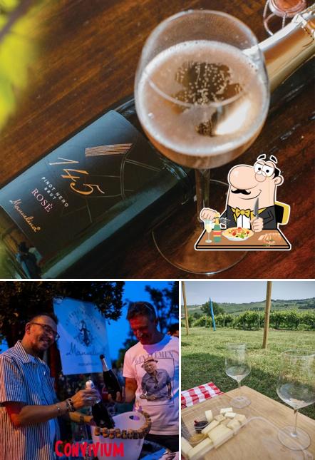 La cibo e birra del ristorante
