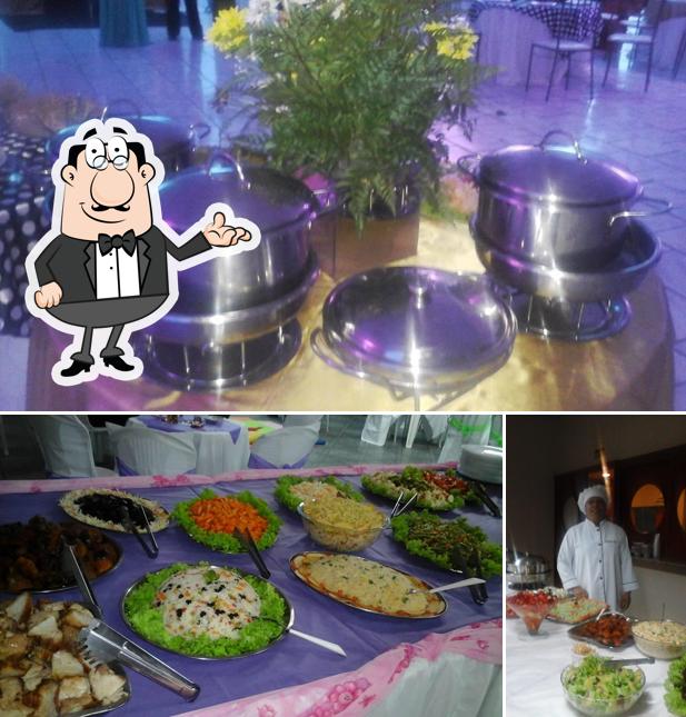 O interior do Buffet Loló