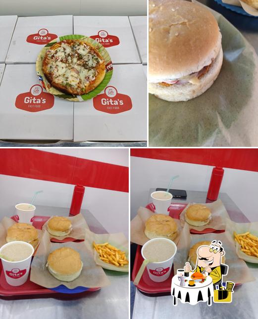 Food at Gita's Fast Food