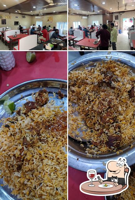This is the photo depicting food and interior at Hotel Saleem Beef Biryani House