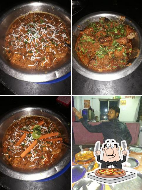 Get pizza at Keshri Dhaba