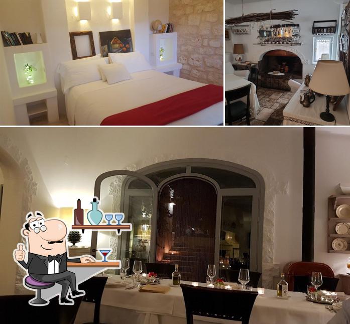 Gli interni di Masseria Salinola