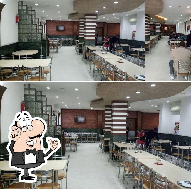 The interior of Sagar Ratna, Hotel Subash