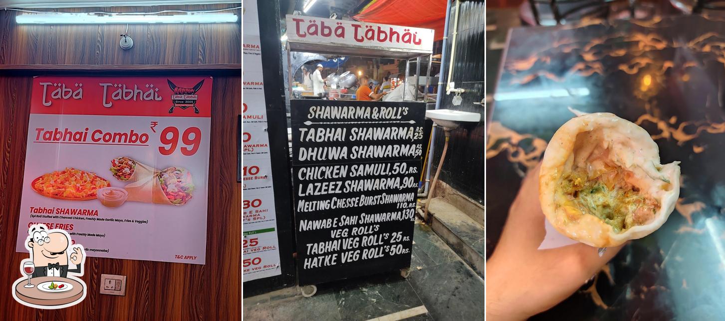 Food at Taba Tabahi Shawarma