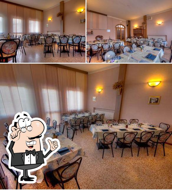 Gli interni di Trattoria Triangia