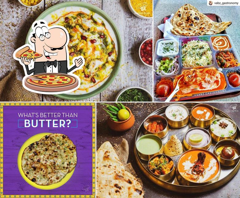 Pick pizza at Street Foods by Punjab Grill