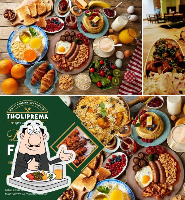 Food at Tholiprema Restaurant Best restaurants in madhurawada Restaurant near rushikonda