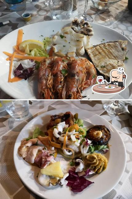 Platti al Trattoria Il Riccio