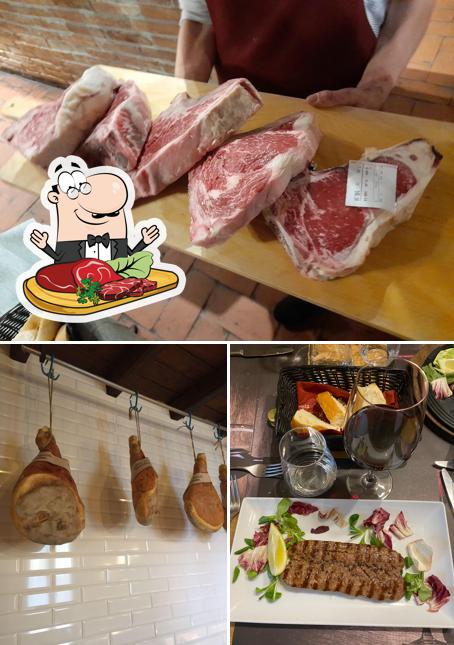 Prenditi i piatti di carne a Ristorante Il Borgo