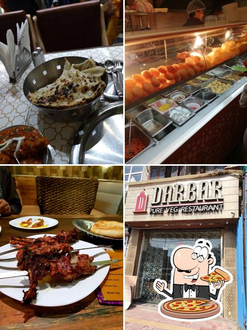 At Darbar Restaurant, you can taste pizza