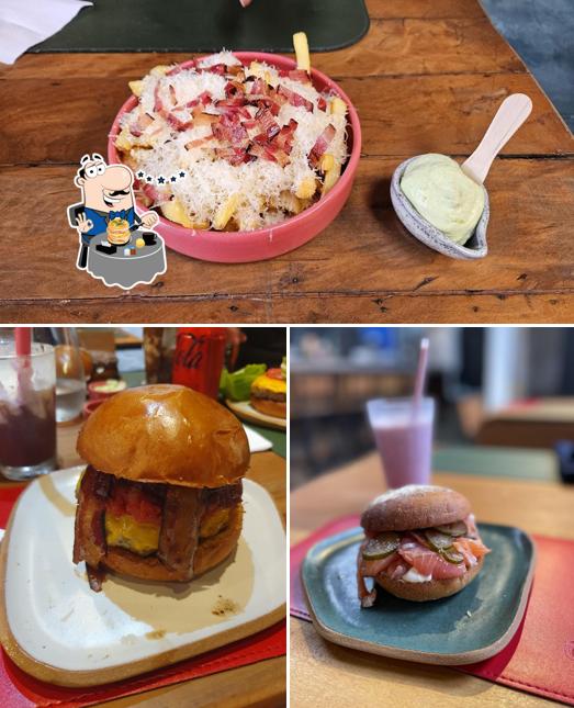 Platos en Cow Me Burger Parrilla