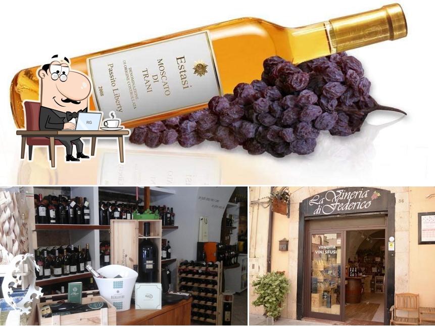 Dai un'occhiata agli interni di Enoteca La Vineria di Federico