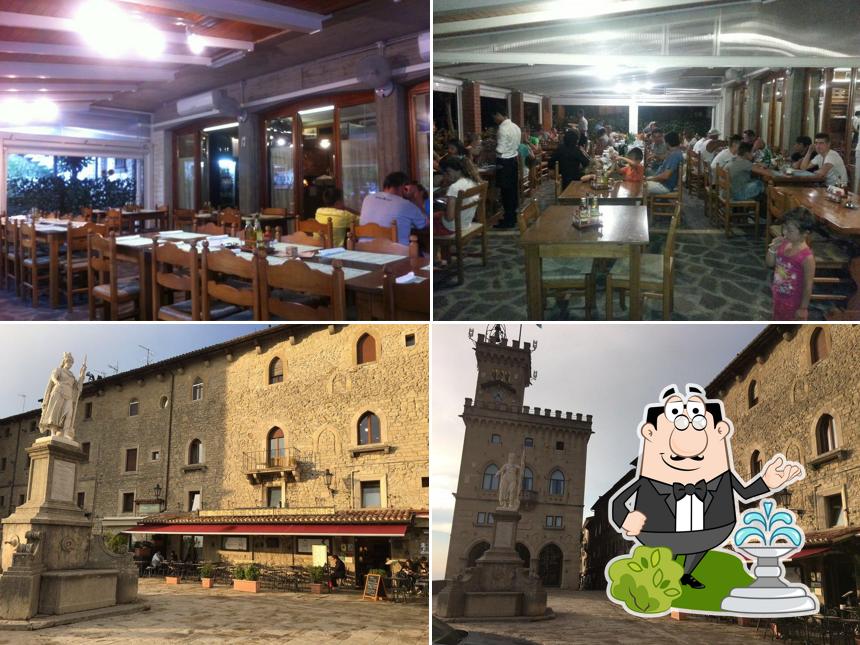 La immagine di esterno e interni da Pizzeria La Taverna