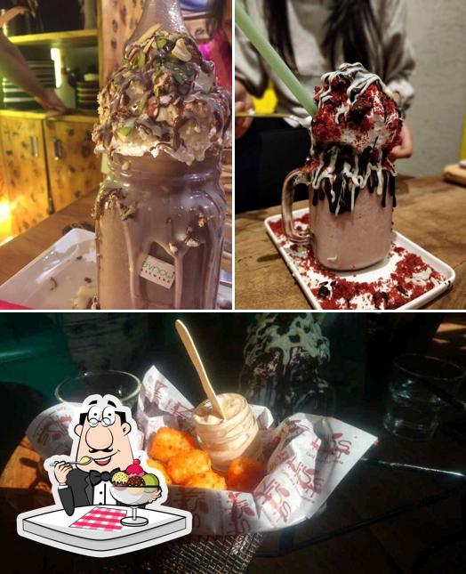Nibs Experia serves a variety of sweet dishes