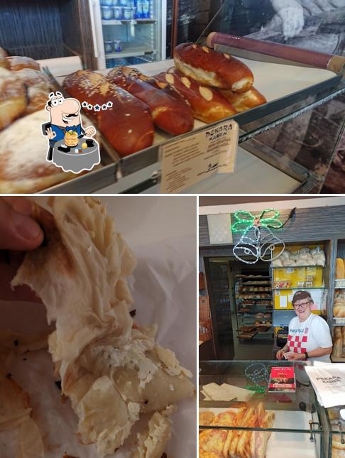Questa è la immagine che presenta la cibo e interni di Pekara Kamen