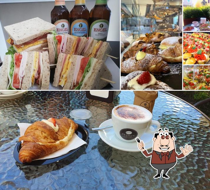 Tra le diverse cose da Bar Tiffany Magrè - Caffetteria Panetteria si possono trovare la cibo e birra