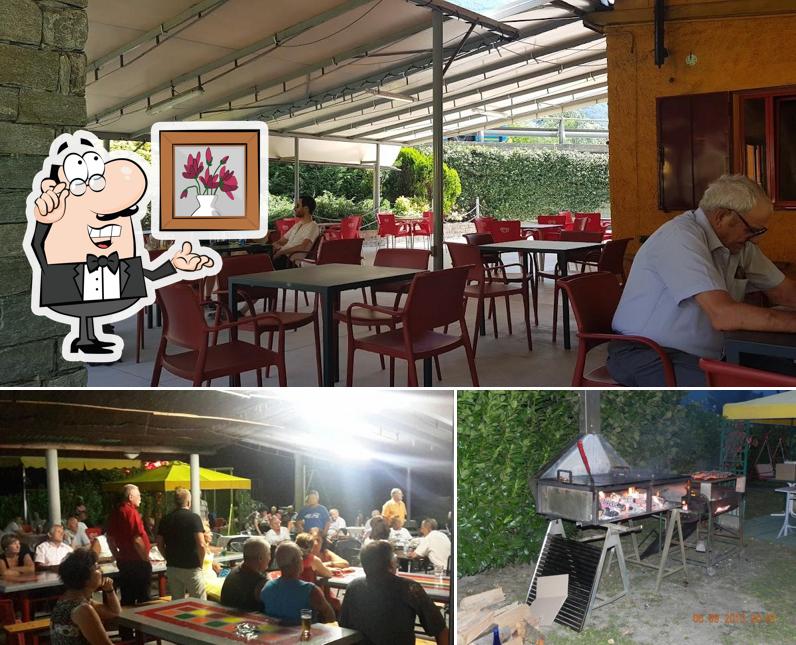 Tra le varie cose da Chiosco del Ponte si possono trovare la interni e cibo