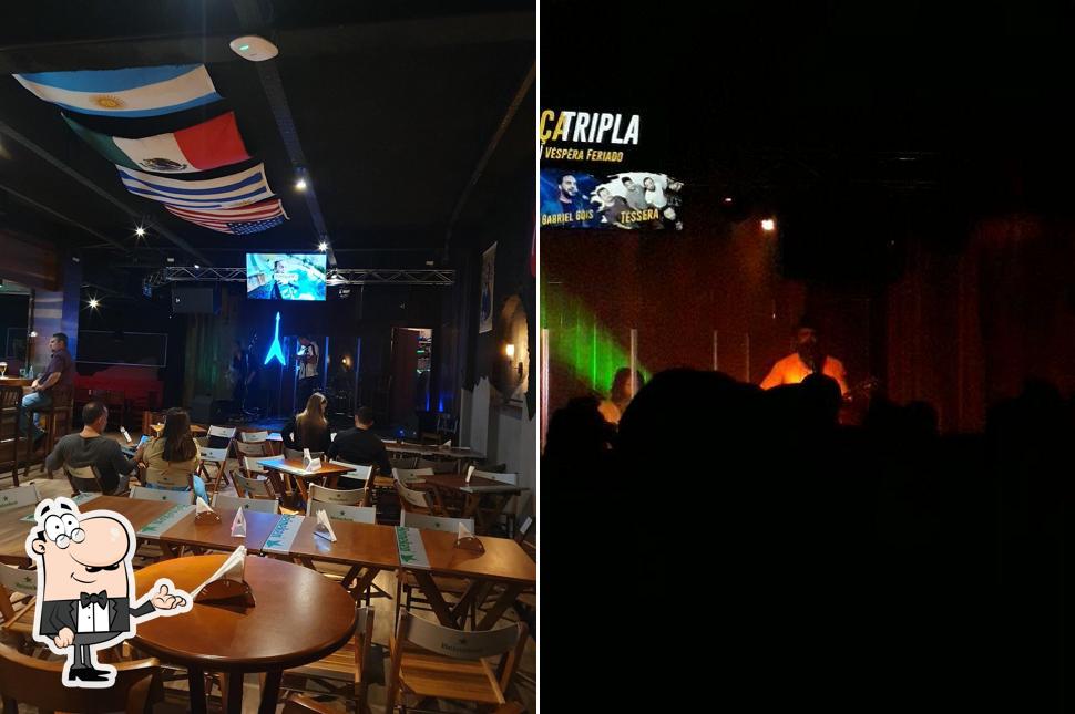 O interior do Clash Pub n´Restaurant