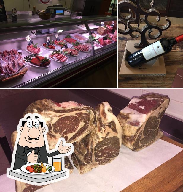 La cibo e vino del ristorante