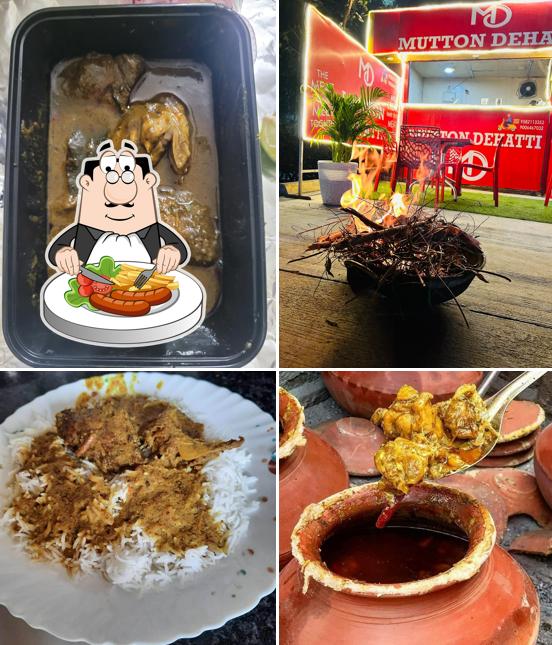 Meals at Mutton Dehatti