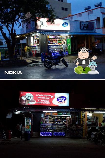 The exterior of SLJ Iyengar bakery and sweets