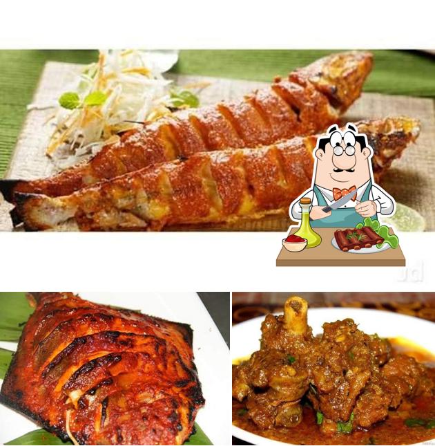 Try out meat meals at Sai Shabari's