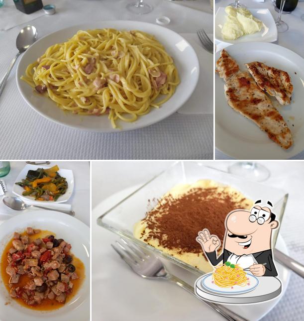 Spaghetti alla carbonara al Trattoria Paninoteca La Vittoriana