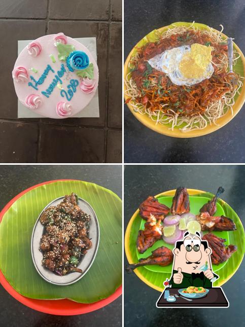 Food at Yummeys restaurant