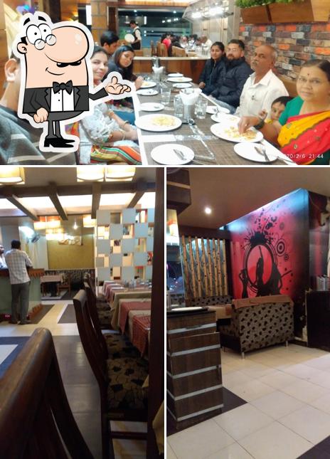 The interior of Samruddhi Veg Non Veg Family Restaurant