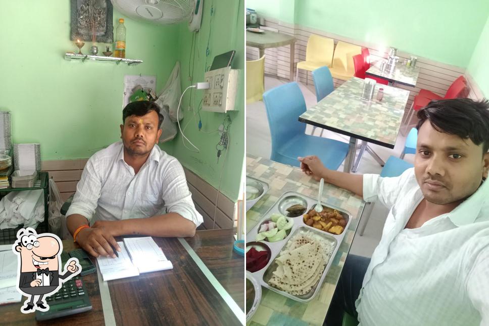 The interior of Siddharth Dhaba