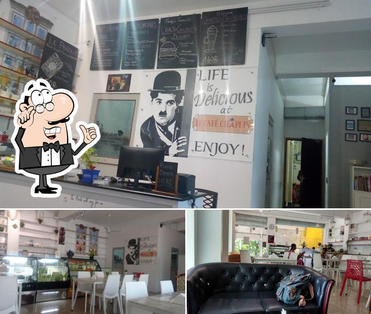 The interior of Le Café Chaplin