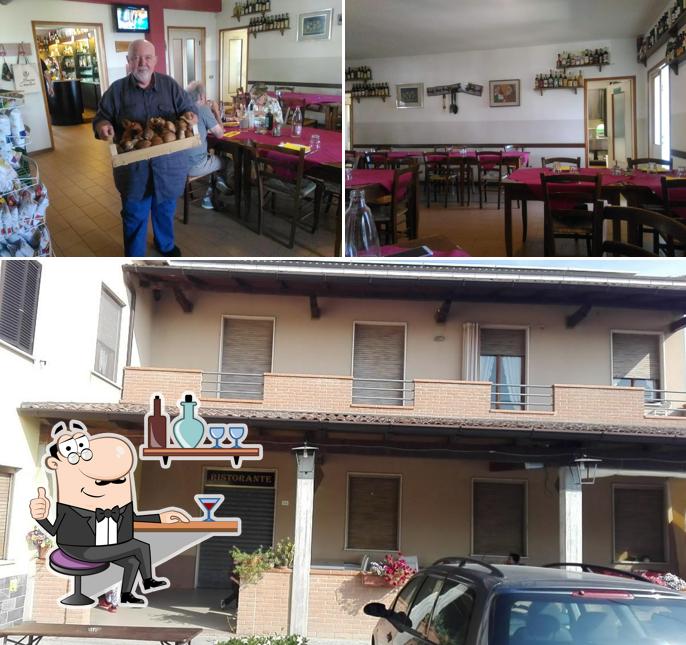 Gli interni di Antica Trattoria Del Cacciatore Sas Di Pezza M. & C
